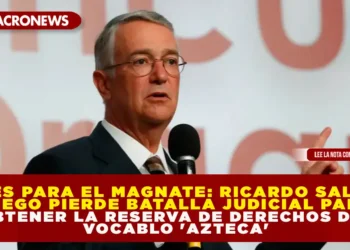 REVÉS PARA EL MAGNATE: RICARDO SALINAS PLIEGO PIERDE BATALLA JUDICIAL PARA OBTENER LA RESERVA DE DERECHOS DEL VOCABLO “AZTECA”