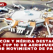 CANCÚN Y MÉRIDA DESTACAN EN EL TOP 10 DE AEROPUERTOS CON MAYOR MOVIMIENTO DE PASAJEROS