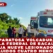 APARATOSA VOLCADURA EN LA FEDERAL DE BACALAR DEJA NUEVE LESIONADOS, INCLUIDOS CUATRO MENORES