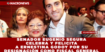 SENADOR EUGENIO SEGURA CELEBRA Y FELICITA A ERNESTINA GODOY POR SU DESIGNACIÓN COMO FISCAL GENERAL