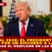 RUMBO AL 2026: EL PRESIDENTE TRUMP APUESTA POR UN DISCURSO A LA NACIÓN PARA FRENAR EL DESPLOME EN LAS ENCUESTAS