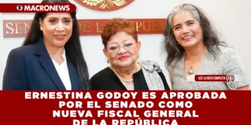 ERNESTINA GODOY ES APROBADA POR EL SENADO Y RINDE PROTESTA COMO NUEVA FISCAL GENERAL DE LA REPÚBLICA