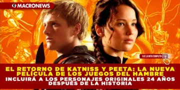 EL RETORNO DE KATNISS Y PEETA: LA NUEVA PELÍCULA DE LOS JUEGOS DEL HAMBRE INCLUIRÁ A LOS PERSONAJES ORIGINALES 24 AÑOS DESPUÉS DE LA HISTORIA