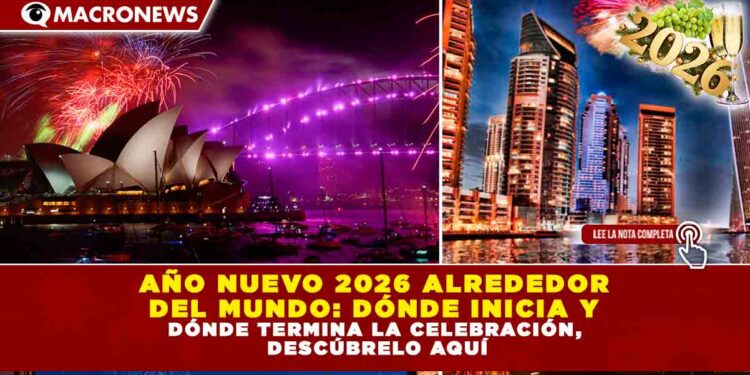 Año Nuevo 2026 alrededor del mundo: dónde inicia y dónde termina la celebración, descúbrelo aquí