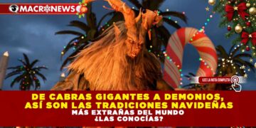 De cabras gigantes a demonios así son las tradiciones navideñas más extrañas del mundo ¿las conocías?