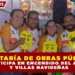 SECRETARÍA DE OBRAS PÚBLICAS PARTICIPA EN ENCENDIDO DEL ÁRBOL Y VILLAS NAVIDEÑAS