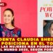 PRESIDENTA CLAUDIA SHEINBAUM SE POSICIONA EN EL TOP 5 DE LAS MUJERES MÁS PODEROSAS DEL MUNDO 2025, SEGÚN FORBES