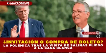 ¿INVITACIÓN O COMPRA DE BOLETO? LA POLÉMICA TRAS LA VISITA DE SALINAS PLIEGO A LA CASA BLANCA
