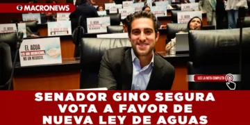 SENADOR GINO SEGURA VOTA A FAVOR DE NUEVA LEY DE AGUAS: «EL AGUA NO ES UN NEGOCIO, ES UN DERECHO»