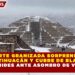 FUERTE GRANIZADA SORPRENDE A  TEOTIHUACÁN Y CUBRE DE BLANCO LAS PIRÁMIDES ANTE ASOMBRO DE VISITANTES
