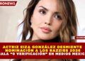ACTRIZ EIZA GONZÁLEZ DESMIENTE  NOMINACIÓN A LOS RAZZIES 2026 Y SEÑALA “0 VERIFICACIÓN” EN MEDIOS MEXICANOS