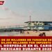 MÁS DE 20 MILLONES DE TURISTAS DEJAN $4,200 MILLONES POR IMPUESTO AL HOSPEDAJE EN EL CARIBE MEXICANO DURANTE 2025