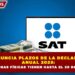 SAT ANUNCIA PLAZOS DE LA DECLARACIÓN ANUAL 2025: PERSONAS FÍSICAS TIENEN HASTA EL 30 DE ABRIL