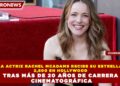 LA ACTRIZ RACHEL MCADAMS RECIBE SU ESTRELLA 2,800 EN HOLLYWOOD TRAS MÁS DE 20 AÑOS DE CARRERA CINEMATOGRÁFICA