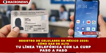 REGISTRO DE CELULARES EN MÉXICO 2026: CÓMO DAR DE ALTA TU LÍNEA TELEFÓNICA CON LA CURP PASO A PASO