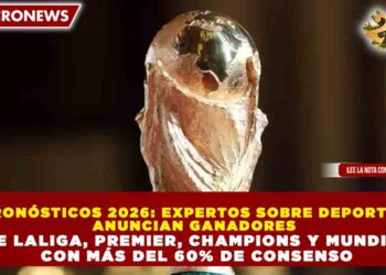 PRONÓSTICOS 2026: EXPERTOS SOBRE DEPORTES ANUNCIAN GANADORES DE LALIGA, PREMIER, CHAMPIONS Y MUNDIAL CON MÁS DEL 60% DE CONSENSO