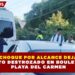 CHOQUE POR ALCANCE DEJA 1 AUTO DESTROZADO EN BOULEVARD PLAYA DEL CARMEN