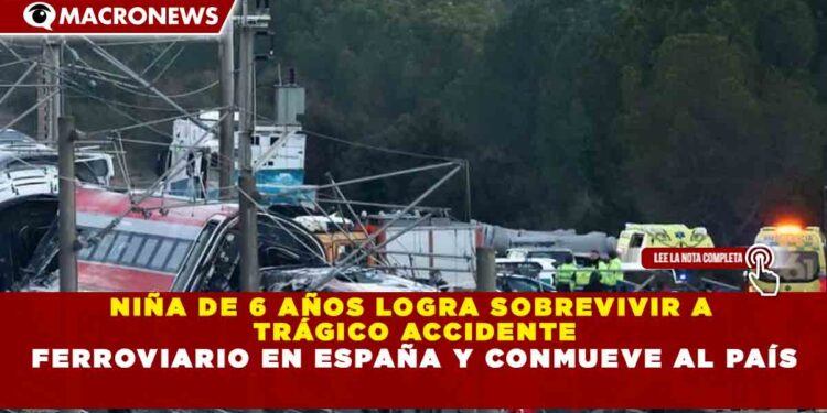 NIÑA DE 6 AÑOS LOGRA SOBREVIVIR A TRÁGICO ACCIDENTE FERROVIARIO EN ESPAÑA Y CONMUEVE AL PAÍS