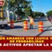 LLUVIA Y OBRAS VIALES PROVOCAN TRÁFICO LENTO EN CANCÚN ESTE 13 DE ENERO: 6 CIERRES ACTIVOS AFECTAN LA MOVILIDAD