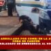 JOVEN ARROLLADO POR COMBI EN LA AVENIDA COBÁ DE CANCÚN ES TRASLADADO DE EMERGENCIA AL HOSPITAL