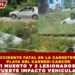 ACCIDENTE FATAL EN LA CARRETERA PLAYA DEL CARMEN–CANCÚN DEJA 1 MUERTO Y 2 LESIONADOS TRAS FUERTE IMPACTO VEHICULAR