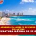 CANCÚN ARRANCA EL LUNES 19 DE ENERO CON 78% DE LLUVIAS Y TEMPERATURA MÁXIMA DE 22 GRADOS