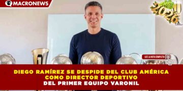 DIEGO RAMÍREZ SE DESPIDE DEL CLUB AMÉRICA COMO DIRECTOR DEPORTIVO DEL PRIMER EQUIPO VARONIL