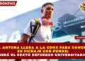URIEL ANTUNA LLEGA A LA CDMX PARA CONCRETAR SU FICHAJE CON PUMAS; SERÁ EL SEXTO REFUERZO UNIVERSITARIO
