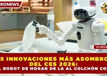 LAS 5 INNOVACIONES MÁS ASOMBROSAS DEL CES 2026: DEL ROBOT DE HOGAR DE LG AL COLCHÓN CON IA