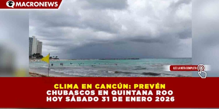 FRENTE FRÍO NÚM. 32 IMPACTA QUINTANA ROO: PREVÉN RACHAS DE HASTA 80 KM/H Y OLEAJE DE 4 METROS ESTE SÁBADO