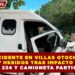 GRAVE ACCIDENTE EN VILLAS OTOCH PARAÍSO: DEJA 7 HERIDOS TRAS IMPACTO ENTRE COMBI 234 Y CAMIONETA PARTICULAR