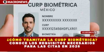 ¿CÓMO TRAMITAR LA CURP BIOMÉTRICA? CONOCE LOS REQUISITOS NECESARIOS PARA LAS CITAS EN 2026