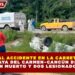 TRAGEDIA EN LA CARRETERA PLAYA DEL CARMEN–CANCÚN: UN FALLECIDO Y DOS LESIONADOS TRAS APARATOSA VOLCADURA EN PUERTO MORELOS
