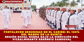 REALIZAN CAMBIO DE MANDO EN LA QUINTA REGIÓN NAVAL DE ISLA MUJERES