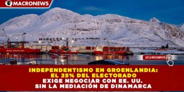 INDEPENDENTISMO EN GROENLANDIA: EL 25% DEL ELECTORADO EXIGE NEGOCIAR CON EE. UU. SIN LA MEDIACIÓN DE DINAMARCA