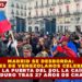 MADRID SE DESBORDA: MILES DE VENEZOLANOS CELEBRAN EN LA PUERTA DEL SOL LA CAÍDA DE MADURO TRAS 27 AÑOS DE CHAVISMO