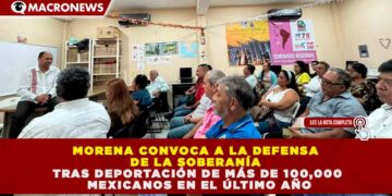 PIDE MORENA DEFENDER LA SOBERANÍA NACIONAL