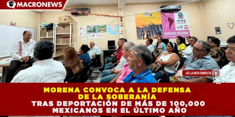 PIDE MORENA DEFENDER LA SOBERANÍA NACIONAL