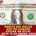 EL PESO MEXICANO SE FORTALECE: DÓLAR COTIZA EN 17.81 UNIDADES ESTE 15 DE ENERO