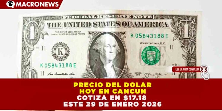 EL PESO MEXICANO RESISTE ANTE EL DÓLAR: TIPO DE CAMBIO SE SITÚA EN 17.18 UNIDADES TRAS DECISIÓN DE LA FED