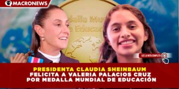 MÉXICO EN LA CIMA GLOBAL DE LA INNOVACIÓN: VALERIA PALACIOS CRUZ TRIUNFA EN LA MEDALLA MUNDIAL DE EDUCACIÓN ENTRE MILES DE ASPIRANTES