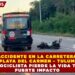 TRÁGICO ACCIDENTE EN LA CARRETERA FEDERAL PLAYA DEL CARMEN – TULUM: MOTOCICLISTA PIERDE LA VIDA TRAS FUERTE IMPACTO