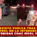 MOTOTAXISTA VUELCA TRAS PERDER EL CONTROL EN LA INTERSECCIÓN DE LAS AVENIDAS CHAC MOOL Y TULES