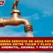 SUSPENDERÁN SERVICIO DE AGUA POTABLE DEL 28 AL 29 DE ENERO ENTRE TULUM Y PLAYA DEL CARMEN; AFECTARÁ A CHEMUYIL, AKUMAL Y PUERTO AVENTURAS