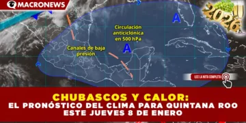 CHUBASCOS Y CALOR: EL PRONÓSTICO DEL CLIMA PARA QUINTANA ROO ESTE JUEVES 8 DE ENERO