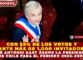 CON 58% DE LOS VOTOS Y ANTE MÁS DE 1,000 INVITADOS, JOSÉ ANTONIO KAST ASUME LA PRESIDENCIA DE CHILE PARA EL PERIODO 2026-2030
