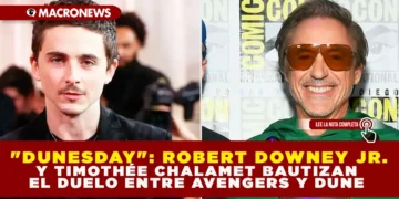 «DUNESDAY»: ROBERT DOWNEY JR. Y TIMOTHÉE CHALAMET BAUTIZAN EL DUELO ENTRE AVENGERS Y DUNE