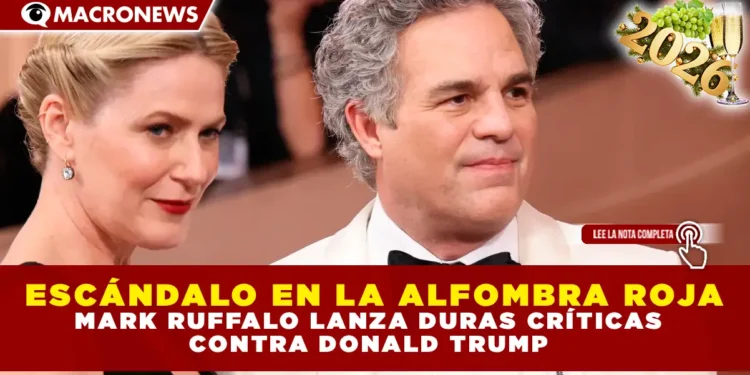 ESCÁNDALO EN LA ALFOMBRA ROJA: MARK RUFFALO LANZA DURAS CRÍTICAS CONTRA DONALD TRUMP