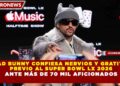 BAD BUNNY CONFIESA NERVIOS Y GRATITUD  PREVIO AL SUPER BOWL LX 2026 ANTE MÁS DE 70 MIL AFICIONADOS