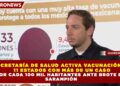 SECRETARÍA DE SALUD ACTIVA VACUNACIÓN EN 11 ESTADOS CON MÁS DE UN CASO POR CADA 100 MIL HABITANTES ANTE BROTE DE SARAMPIÓN